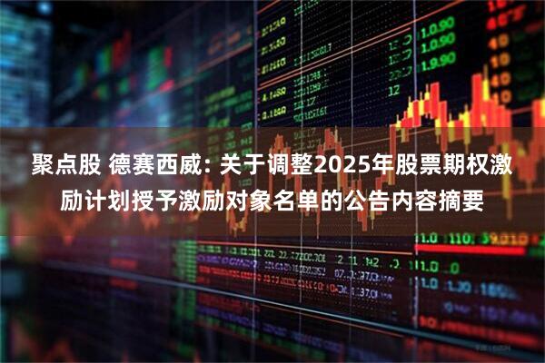 聚点股 德赛西威: 关于调整2025年股票期权激励计划授予激励对象名单的公告内容摘要